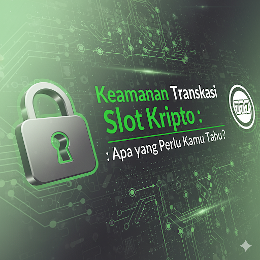 Keamanan Transaksi Slot Kripto : Apa yang Perlu Kamu Tahu?